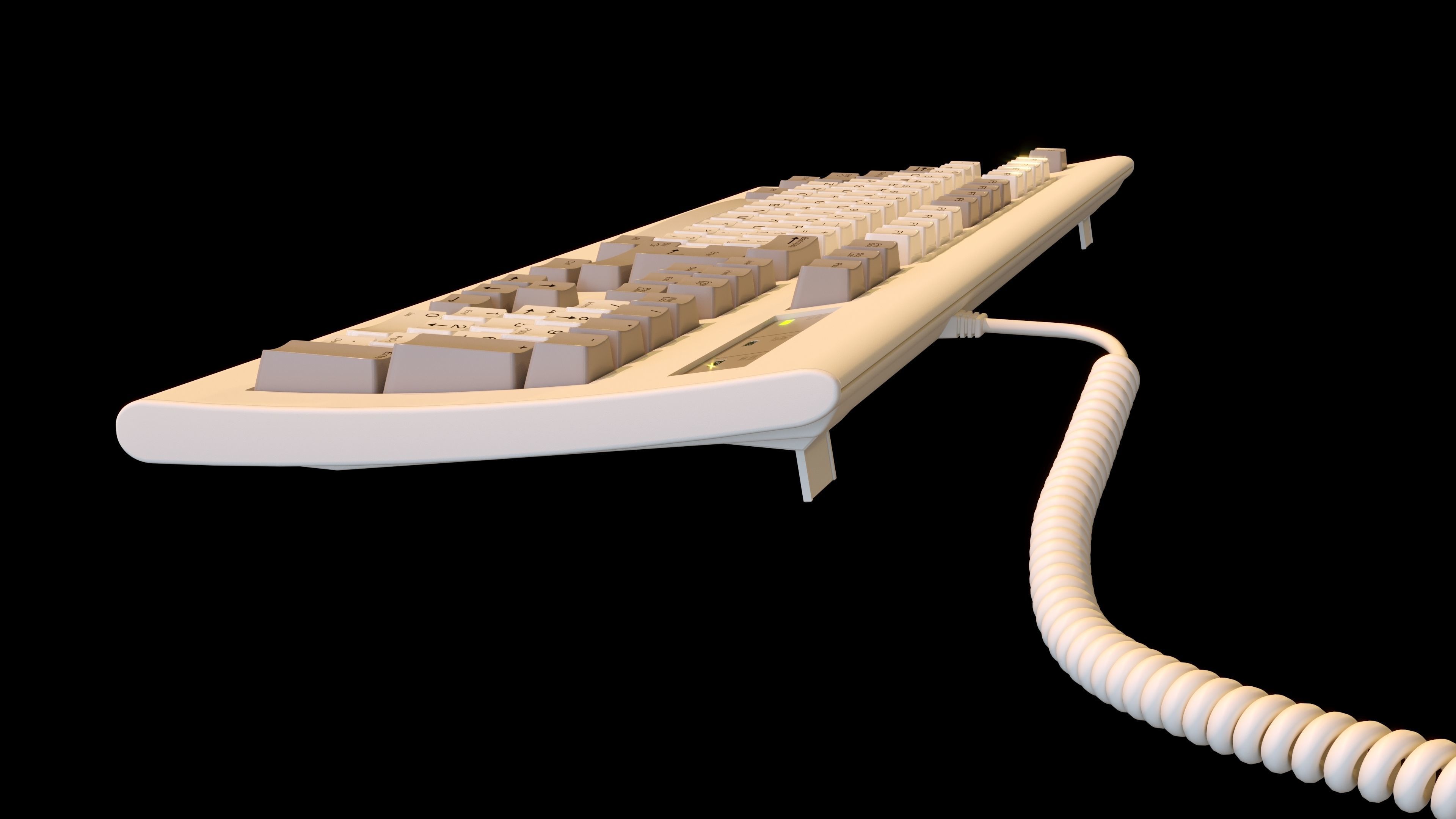 Vintage PC Bundle 7 in 1 3D model_15