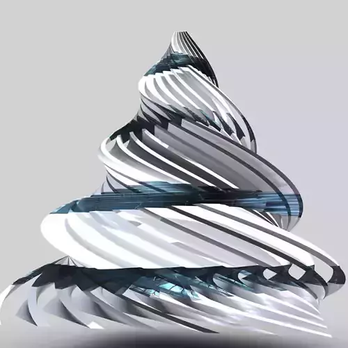 Sci-fi Pyramid 3D model