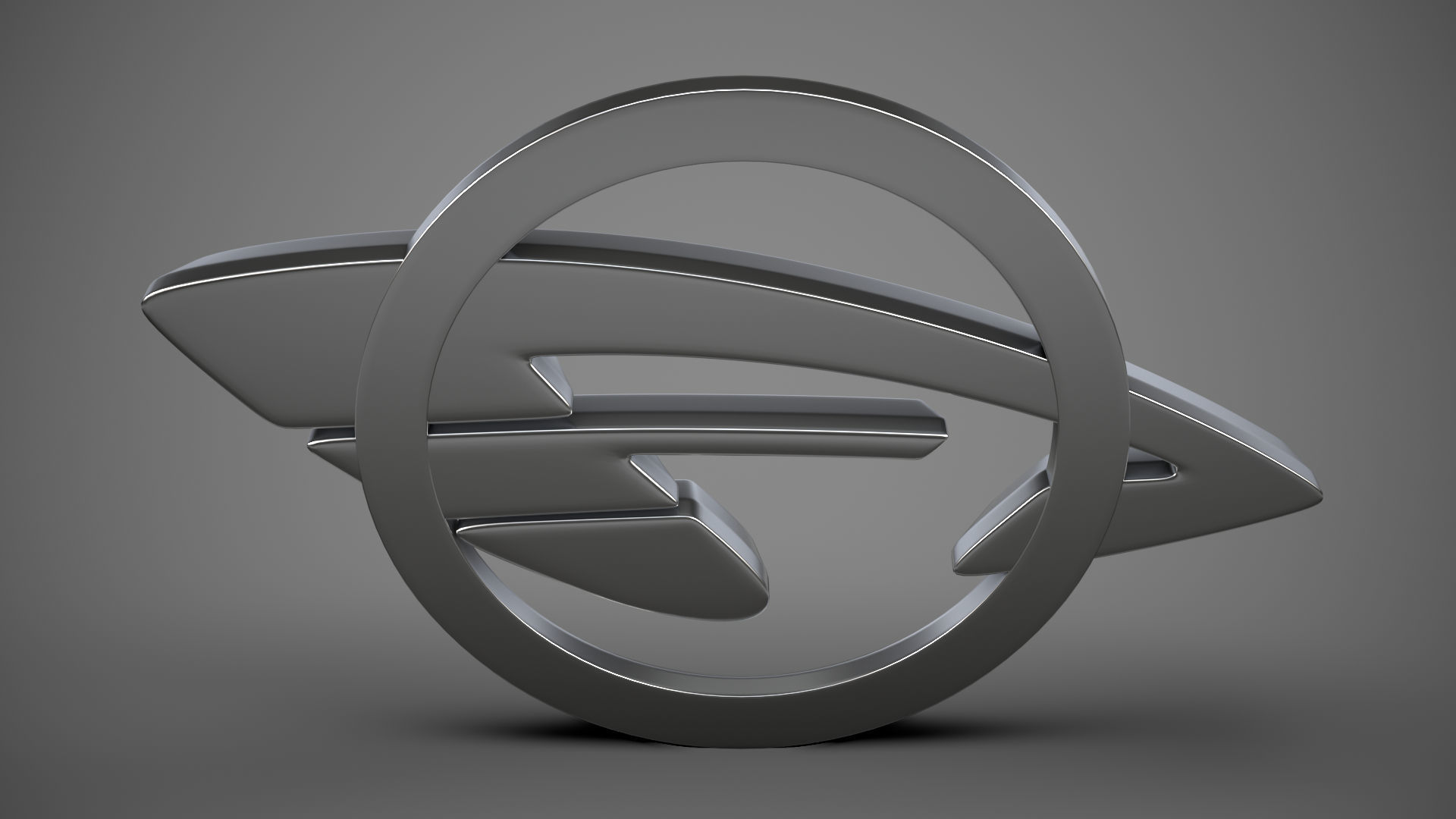Ravon logo 3D model_4