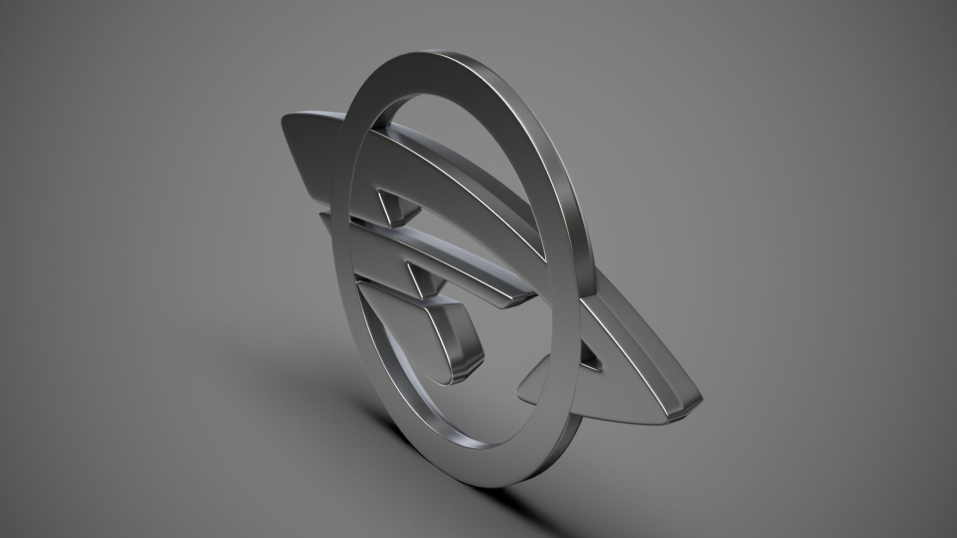 Ravon logo 3D model_3