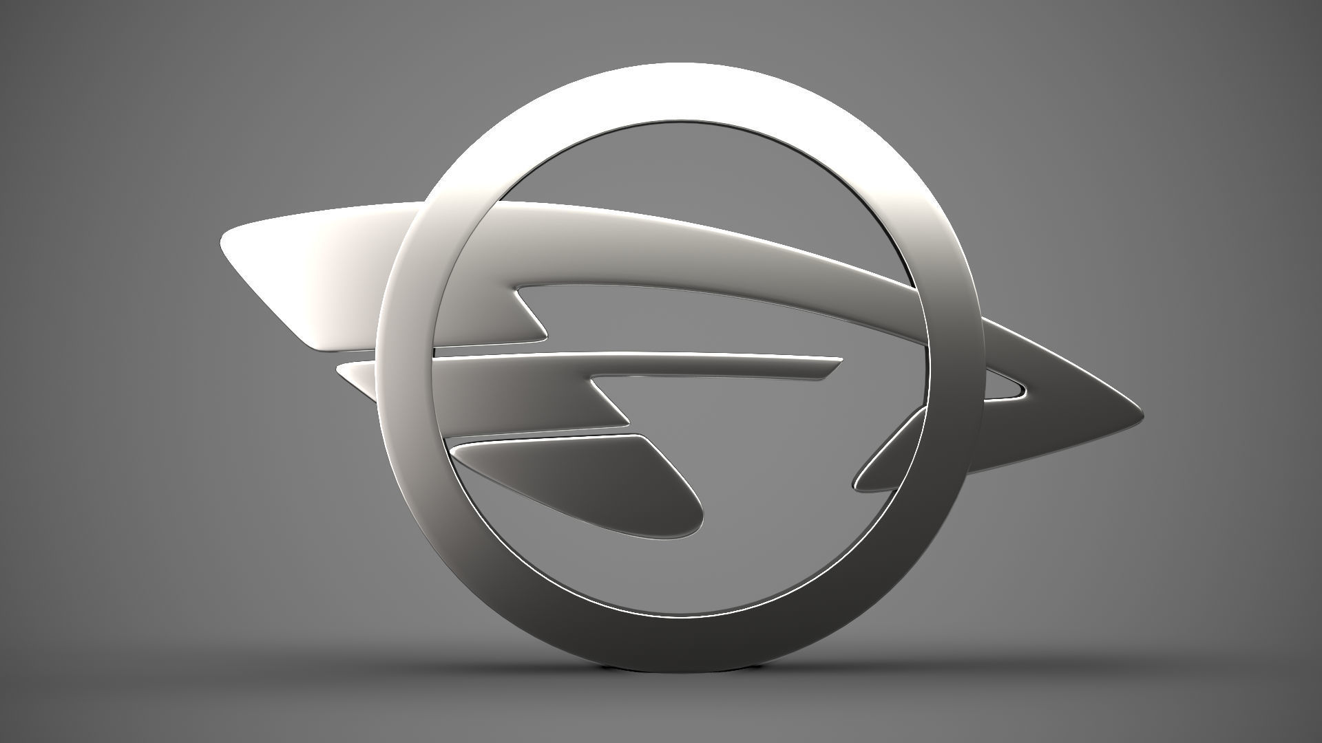 Ravon logo 3D model_7