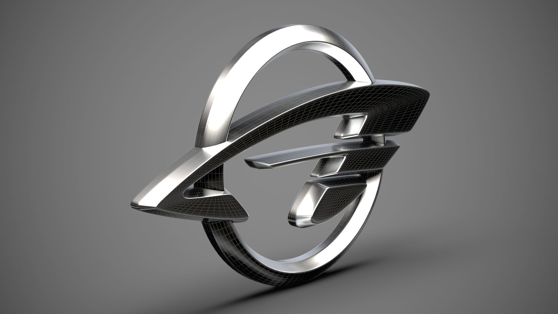 Ravon logo 3D model_24