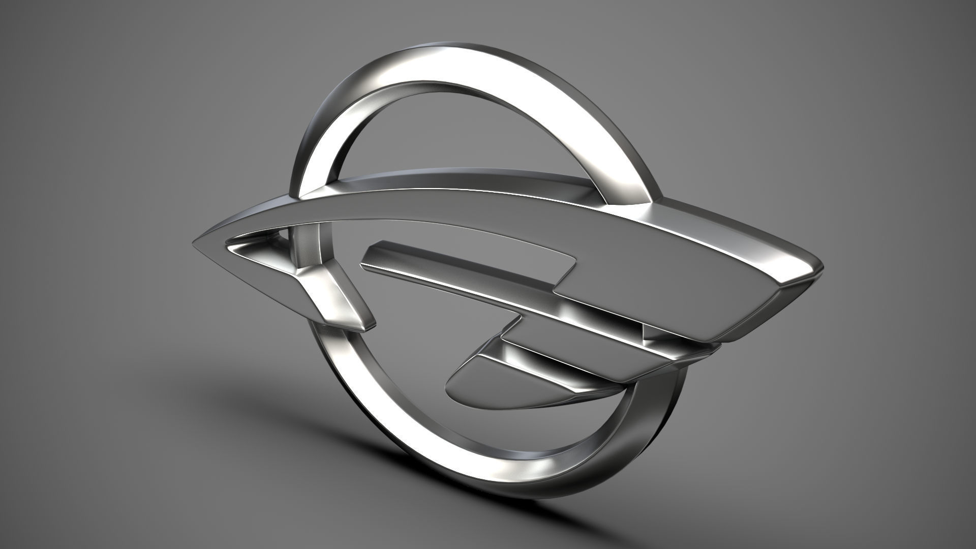 Ravon logo 3D model_11