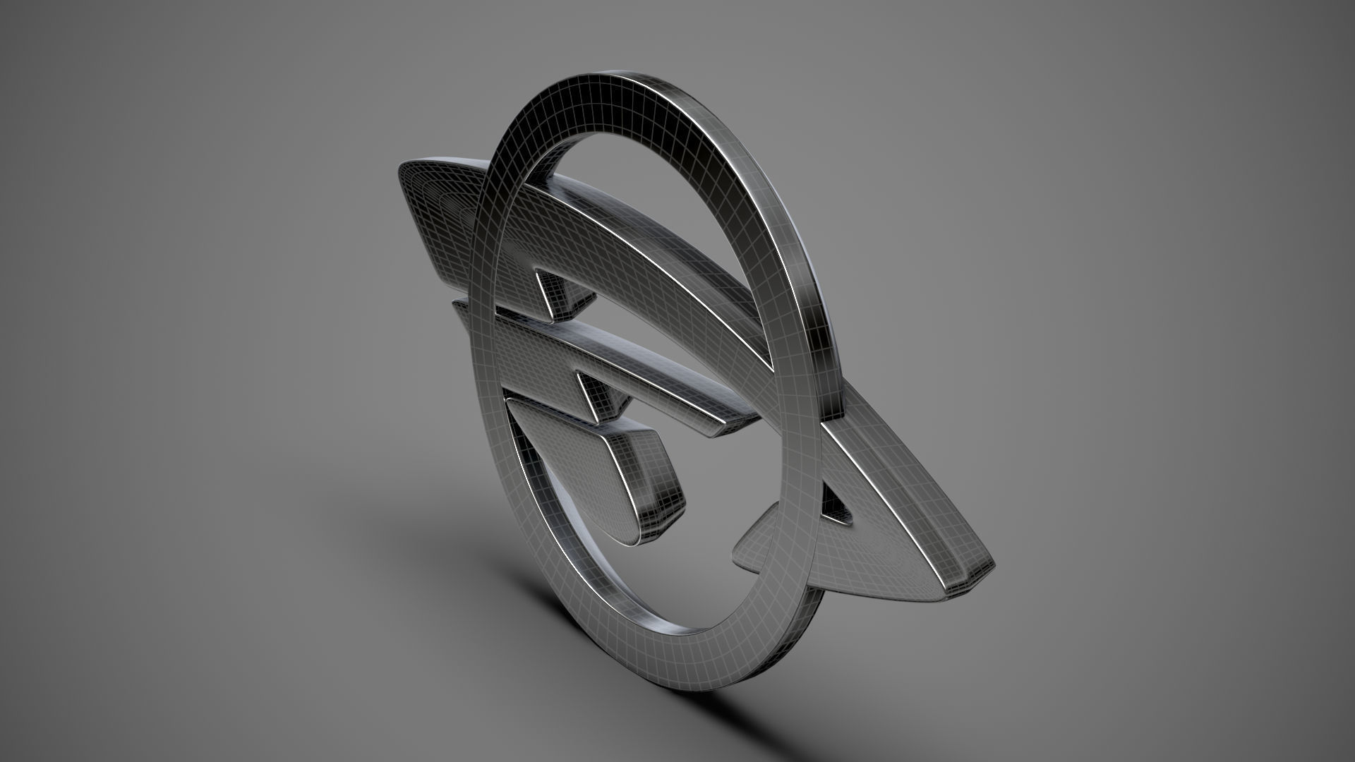 Ravon logo 3D model_17