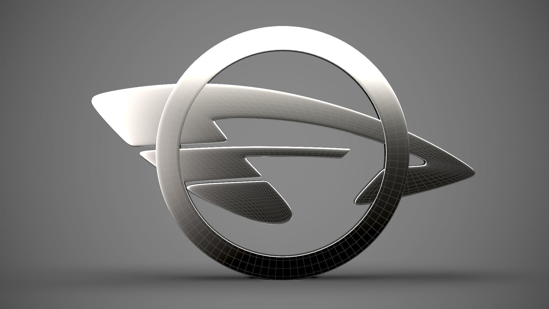 Ravon logo 3D model_21