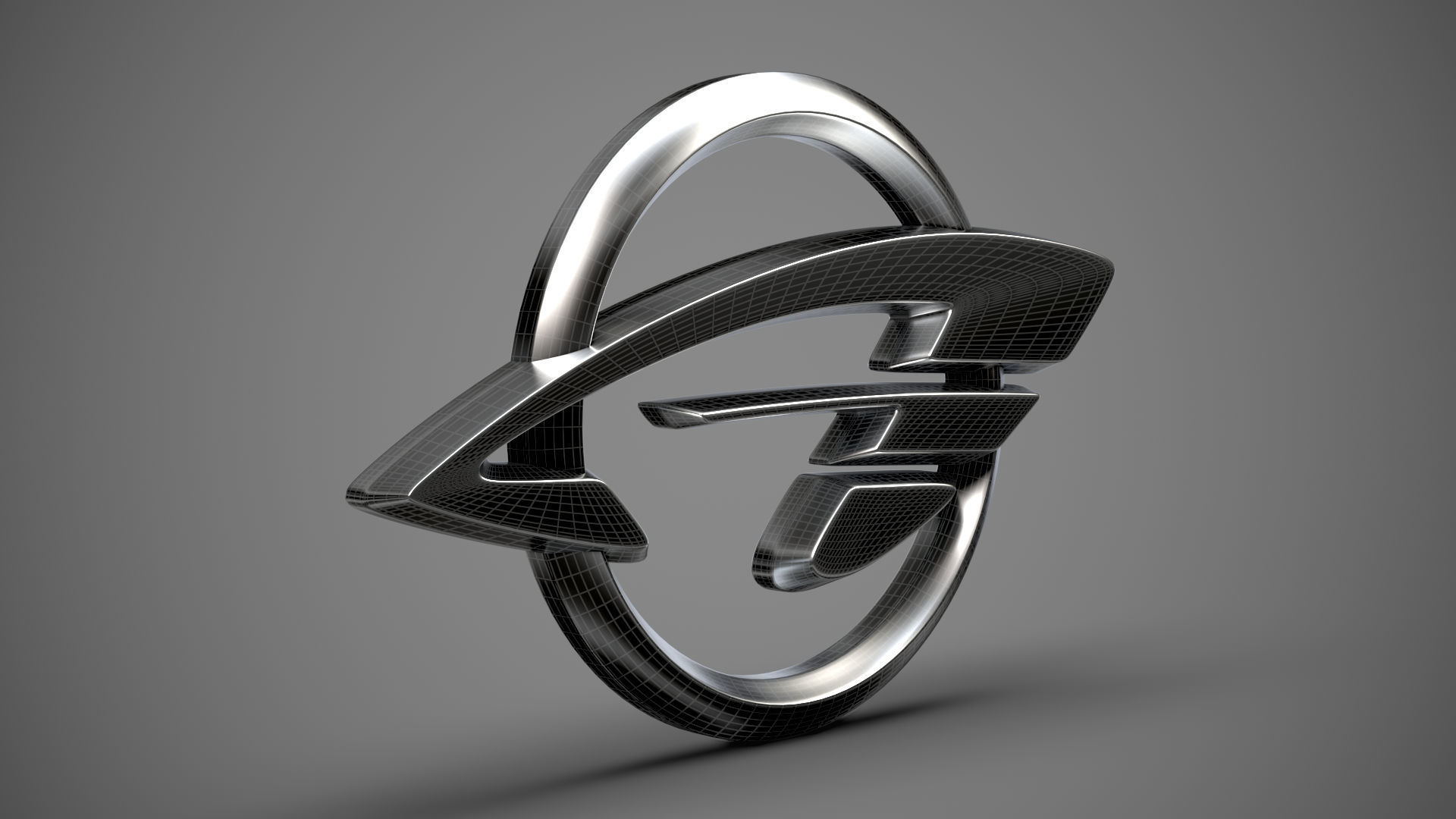 Ravon logo 3D model_16