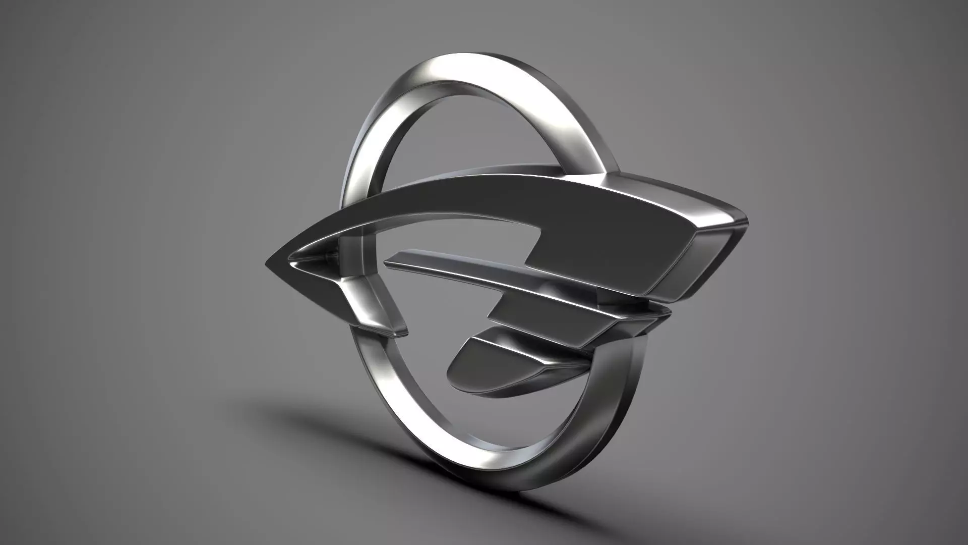 Ravon logo 3D model_0