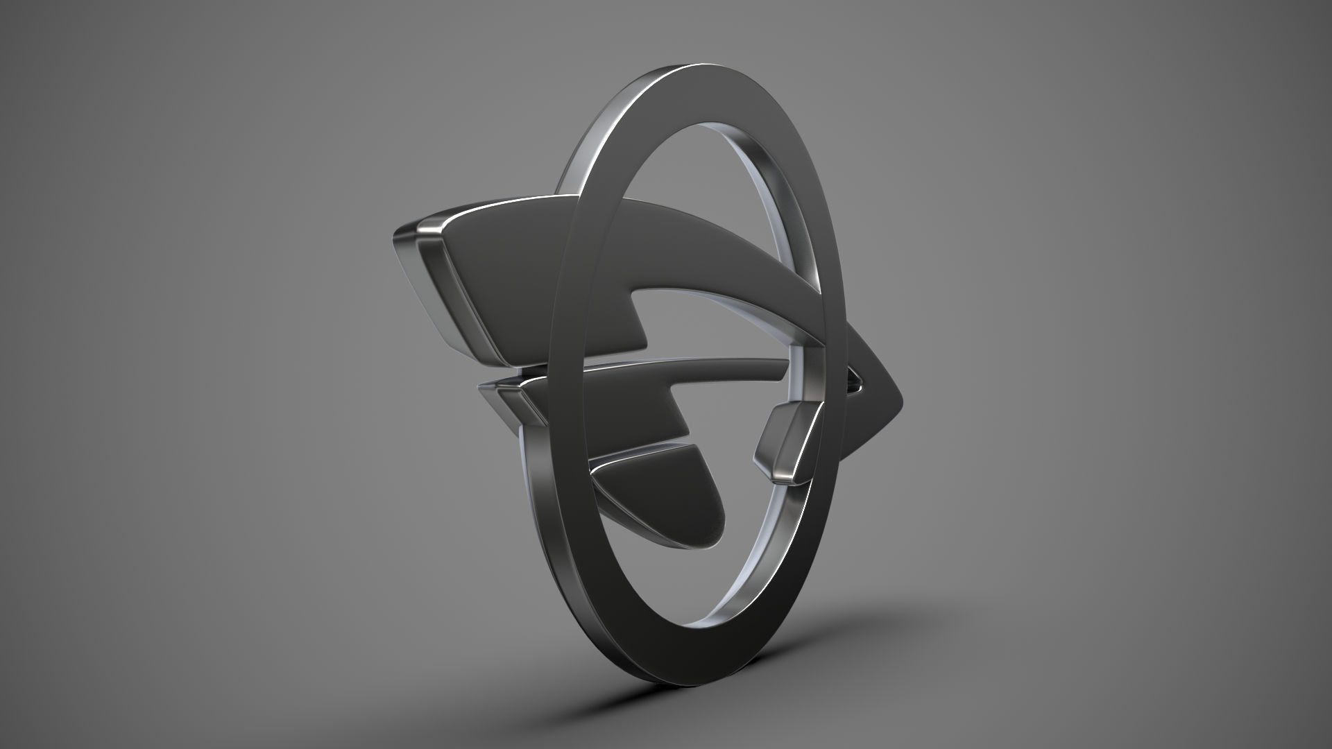 Ravon logo 3D model_8