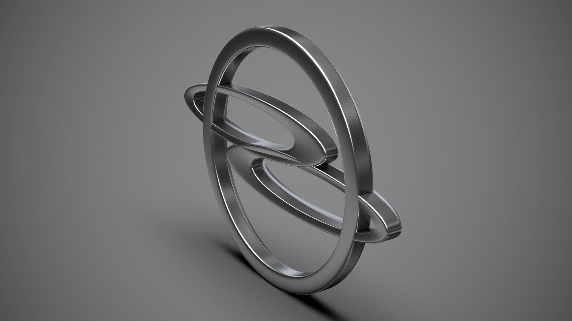 Ssang Yong logo 3D model_3