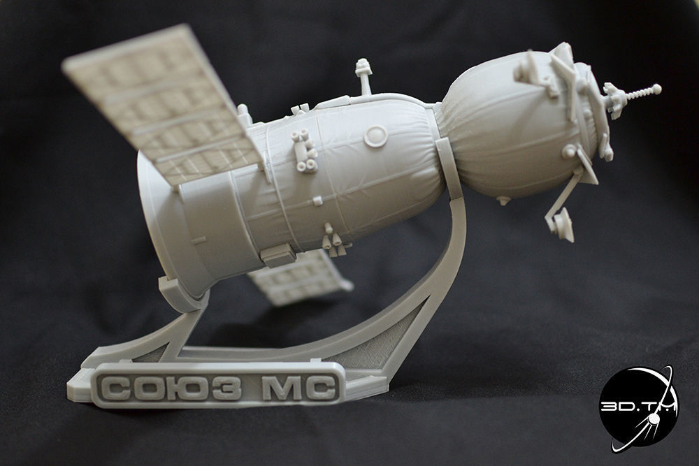 Soyuz MS Spacecraft 3D print model_13