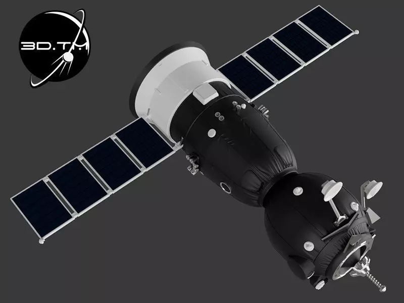 Soyuz MS Spacecraft 3D print model_0
