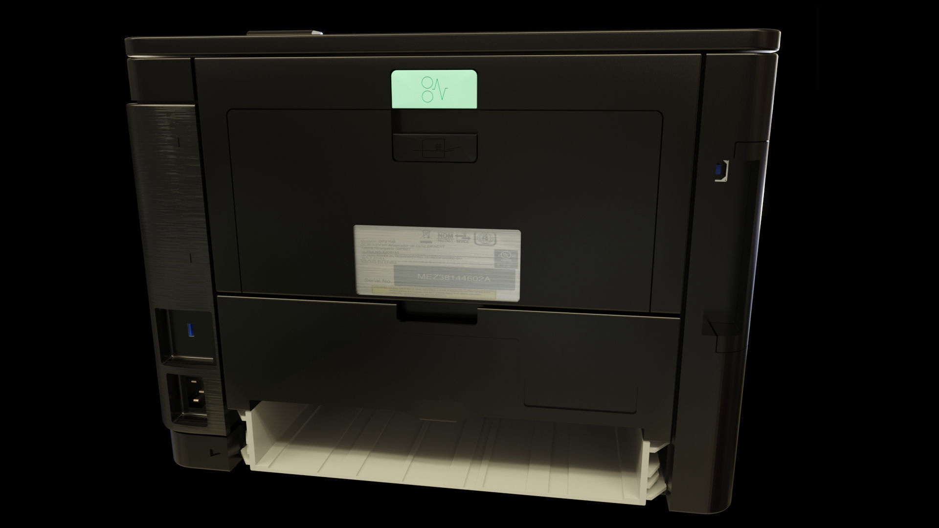 3D Laser Printer 3D model_1