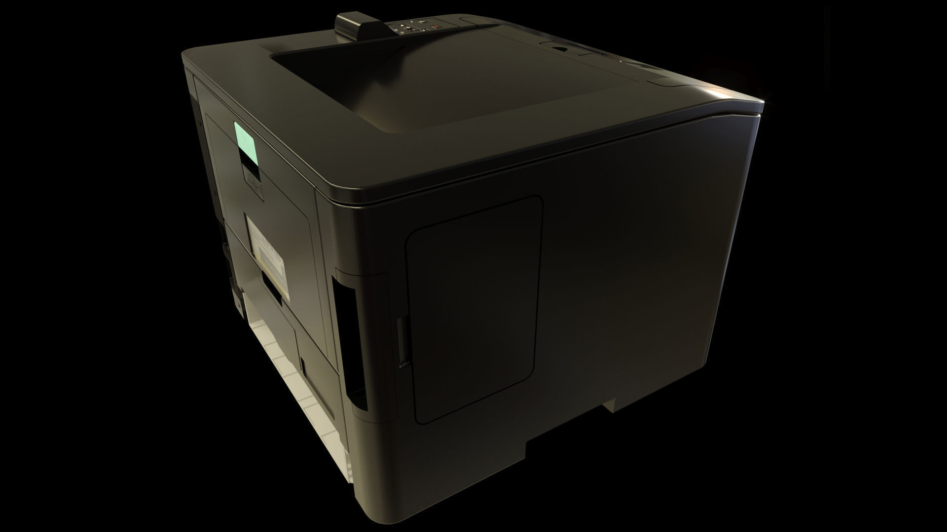 3D Laser Printer 3D model_2