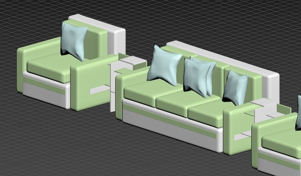 sofa set version 1 3D model_10