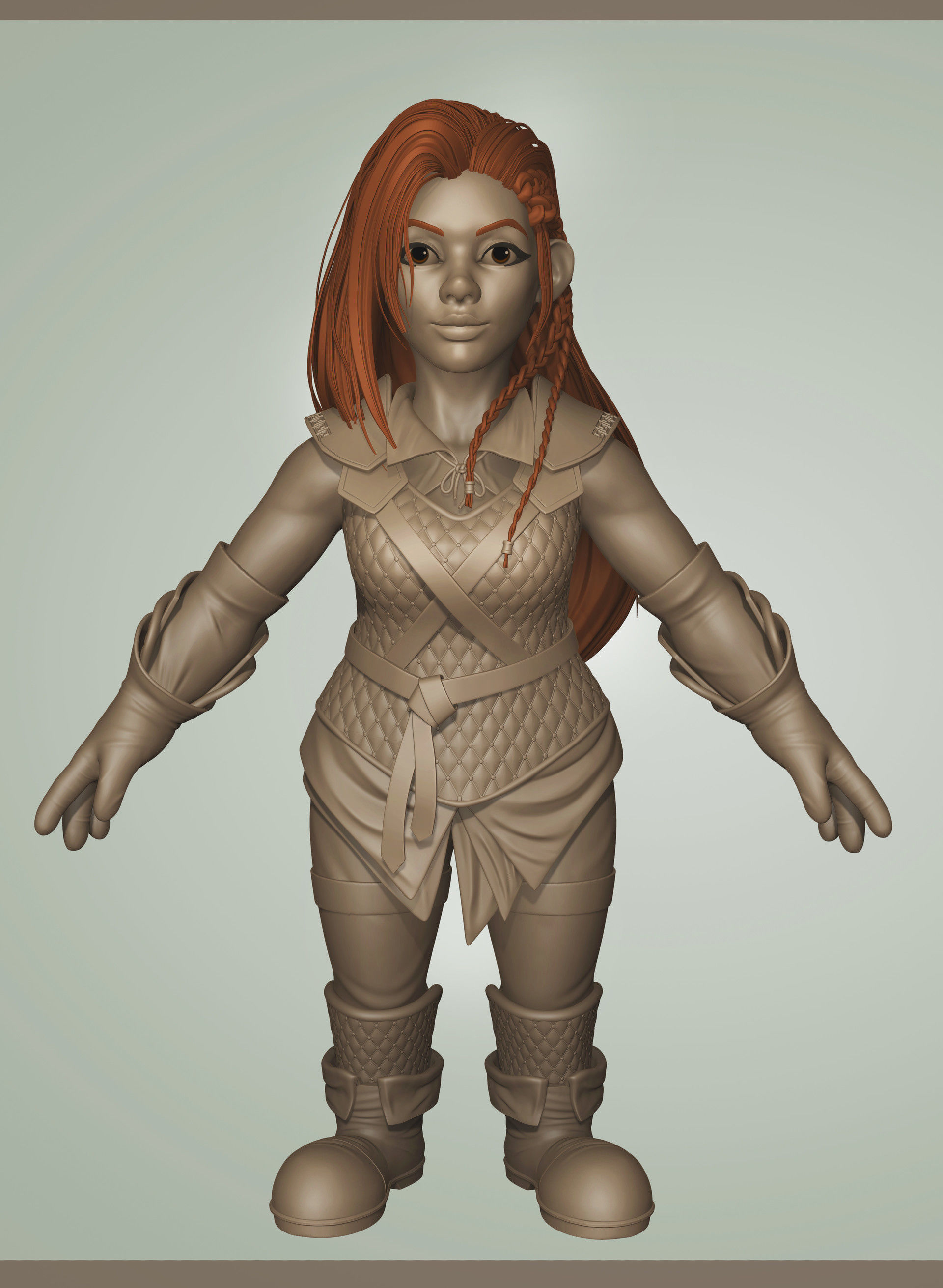 Gnom  Dwarf 3D model_2