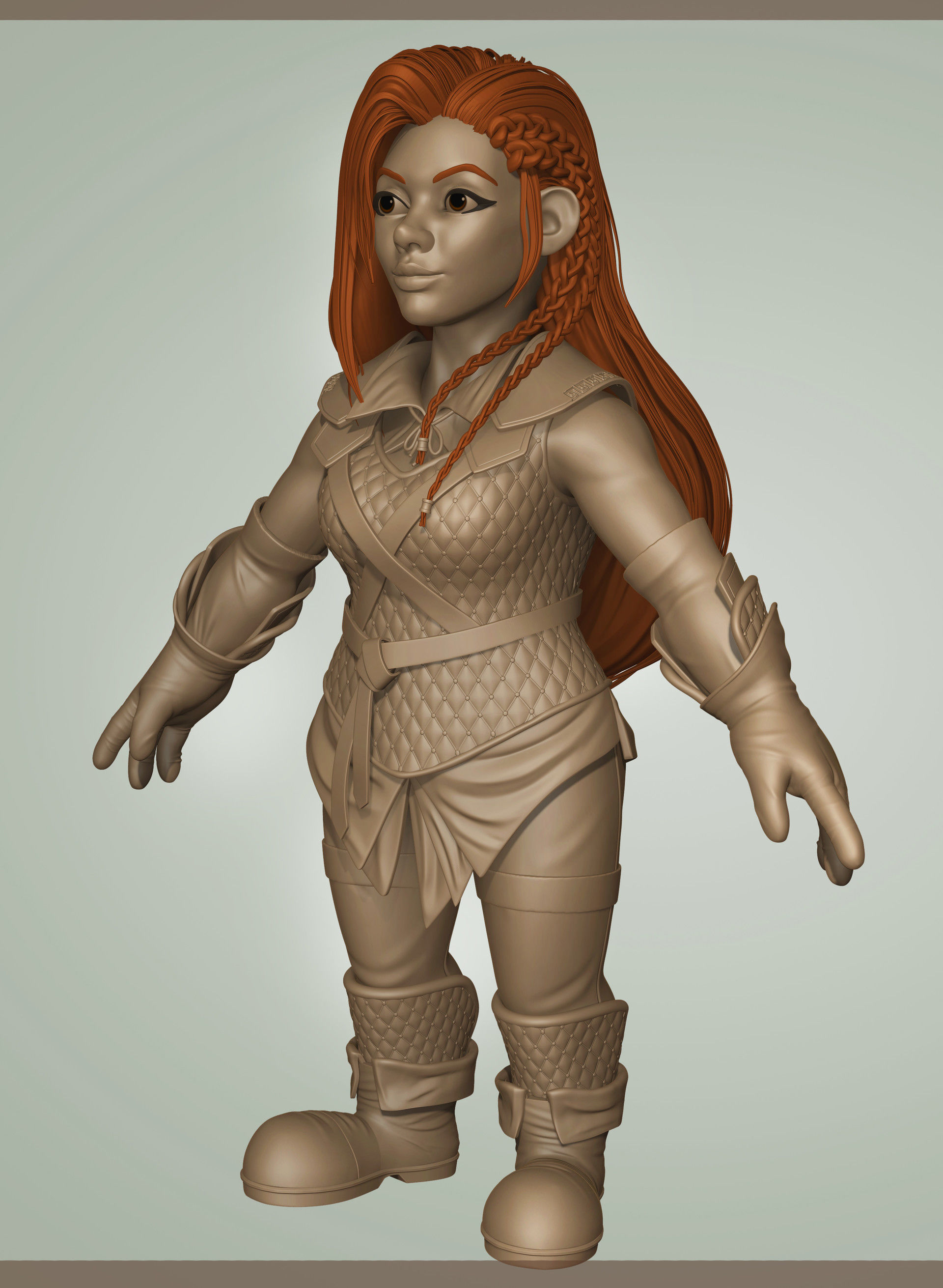 Gnom  Dwarf 3D model_4