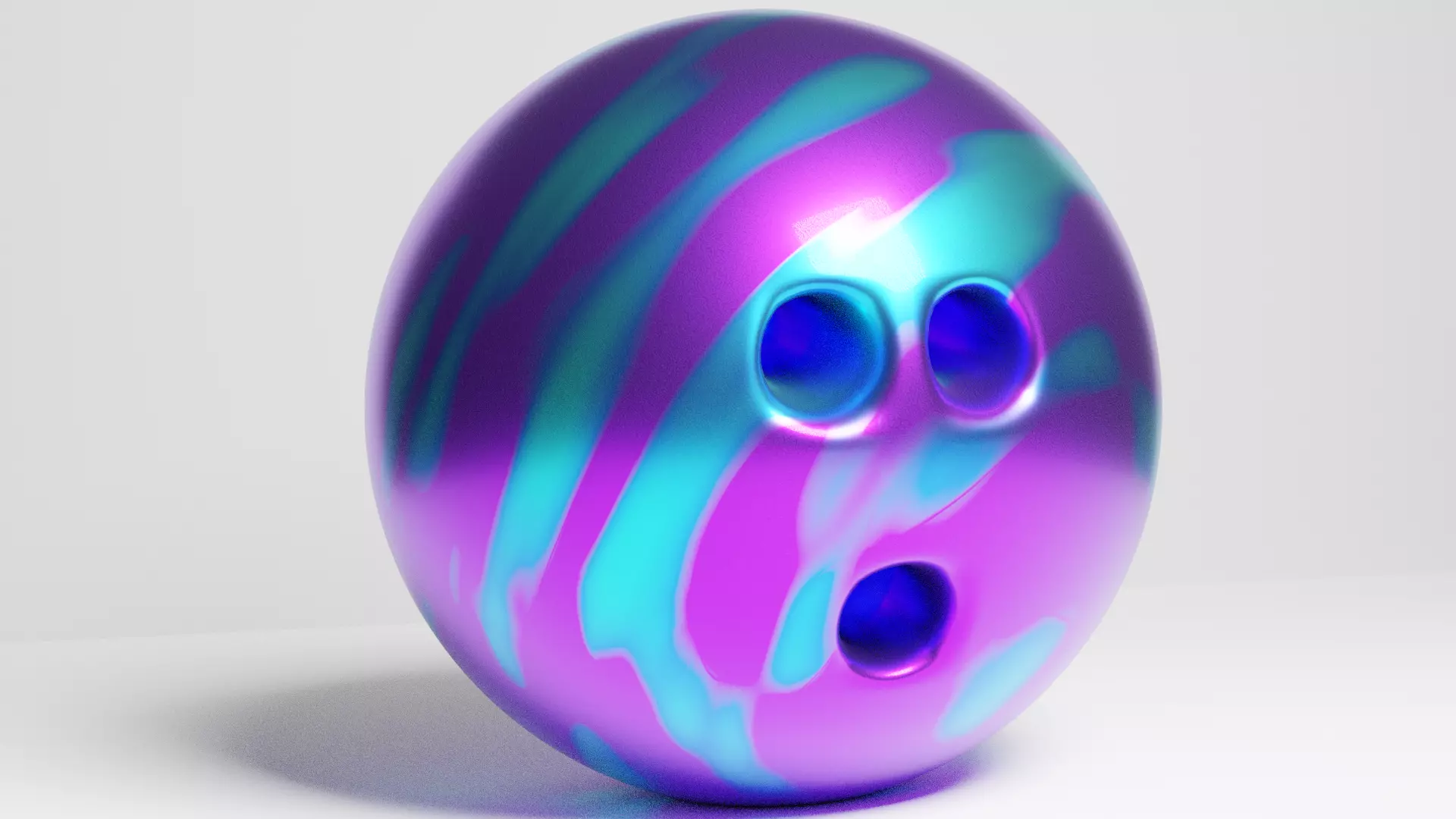 Bowling ball Evolution 3D model_0