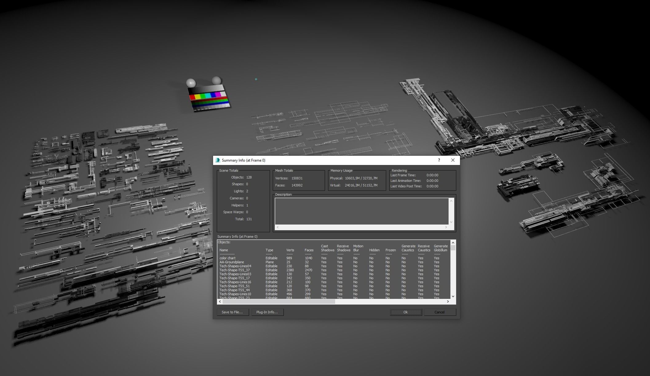 Tech Greebles set 3 Low-poly 3D model_35