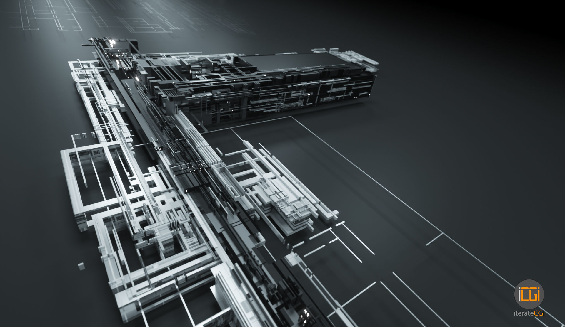 Tech Greebles set 3 Low-poly 3D model_23