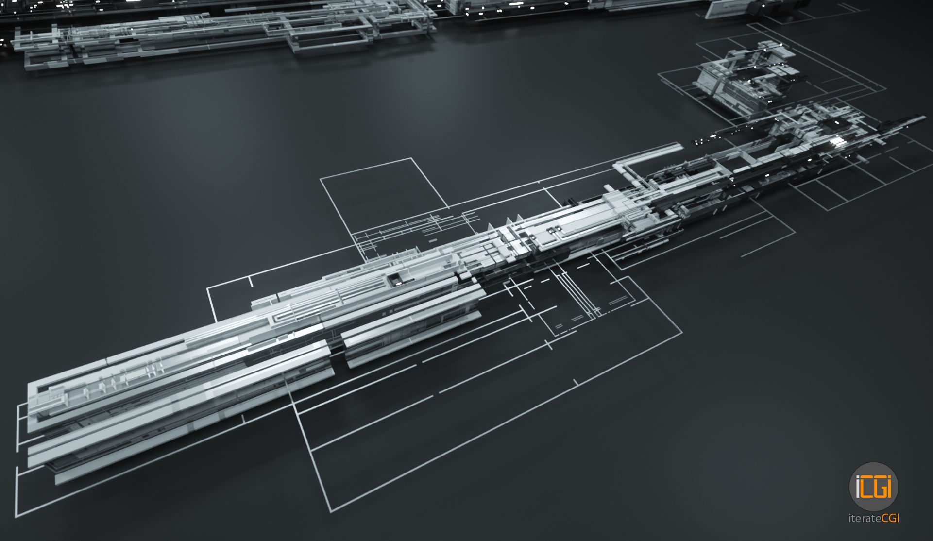 Tech Greebles set 3 Low-poly 3D model_26