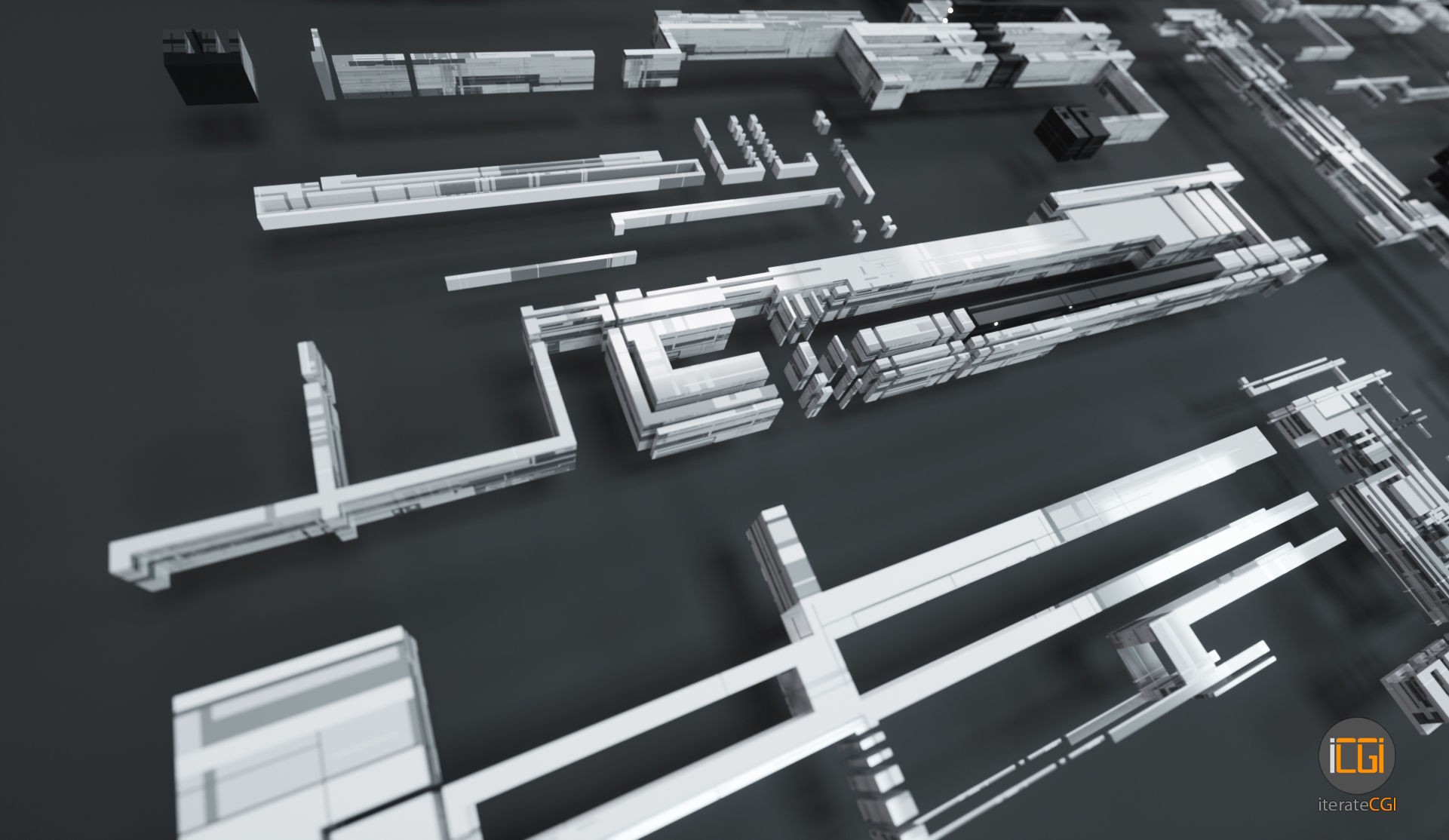 Tech Greebles set 3 Low-poly 3D model_17