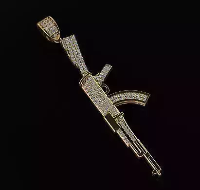 AK47 Jewelry necklace Unisex Models 