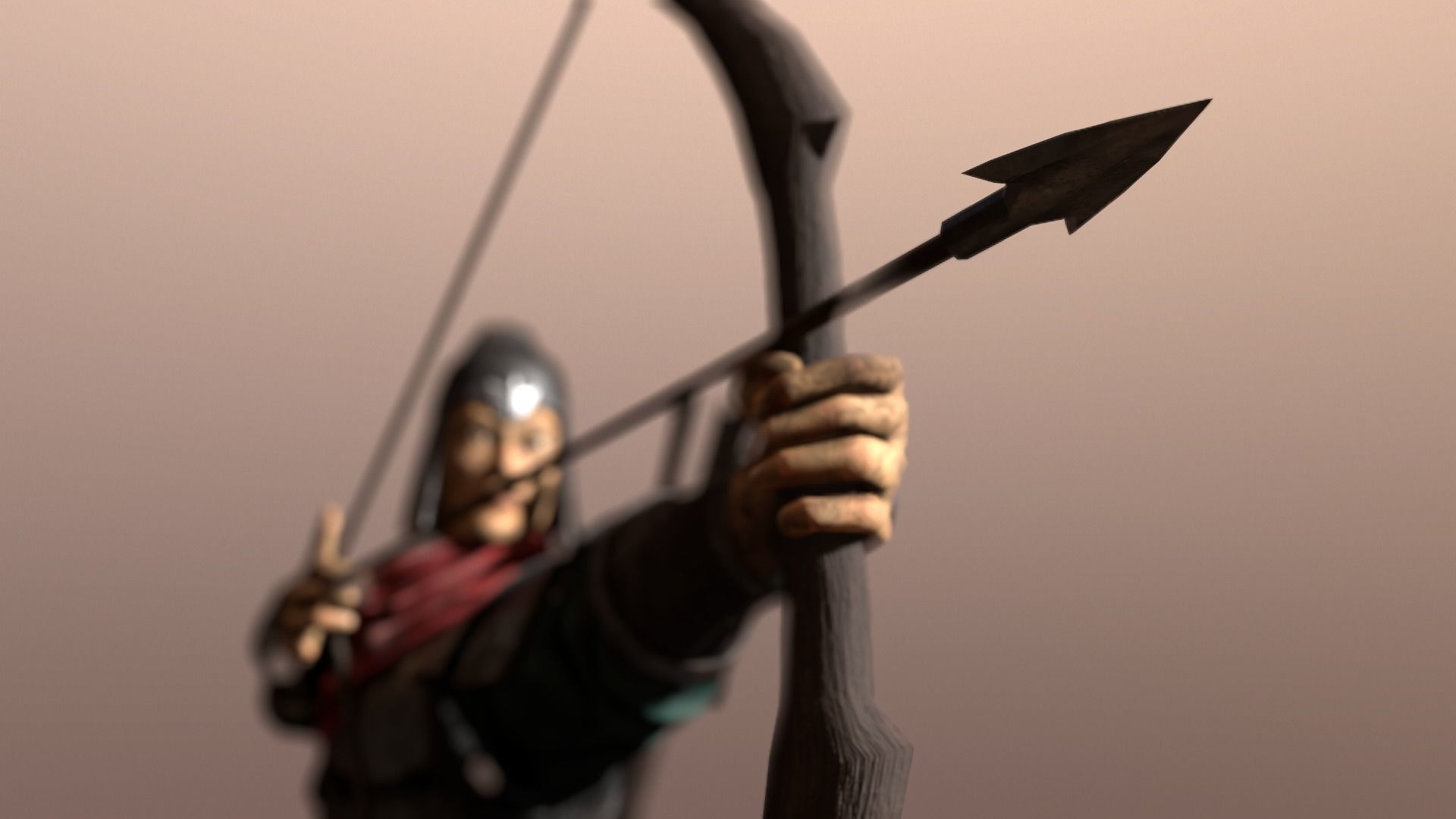 Ancient warriors asia ver 02 Low-poly 3D model_4