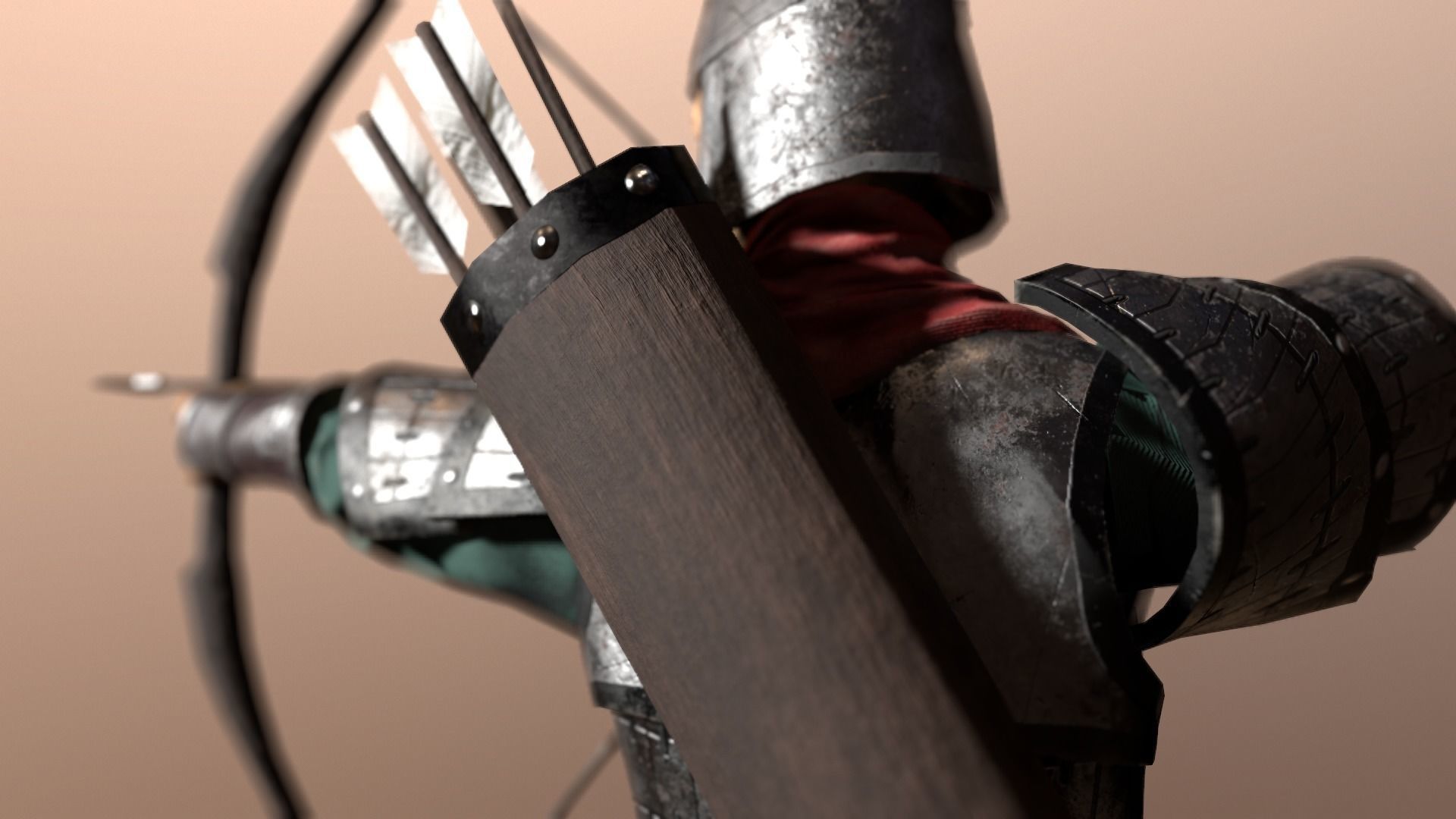 Ancient warriors asia ver 02 Low-poly 3D model_7