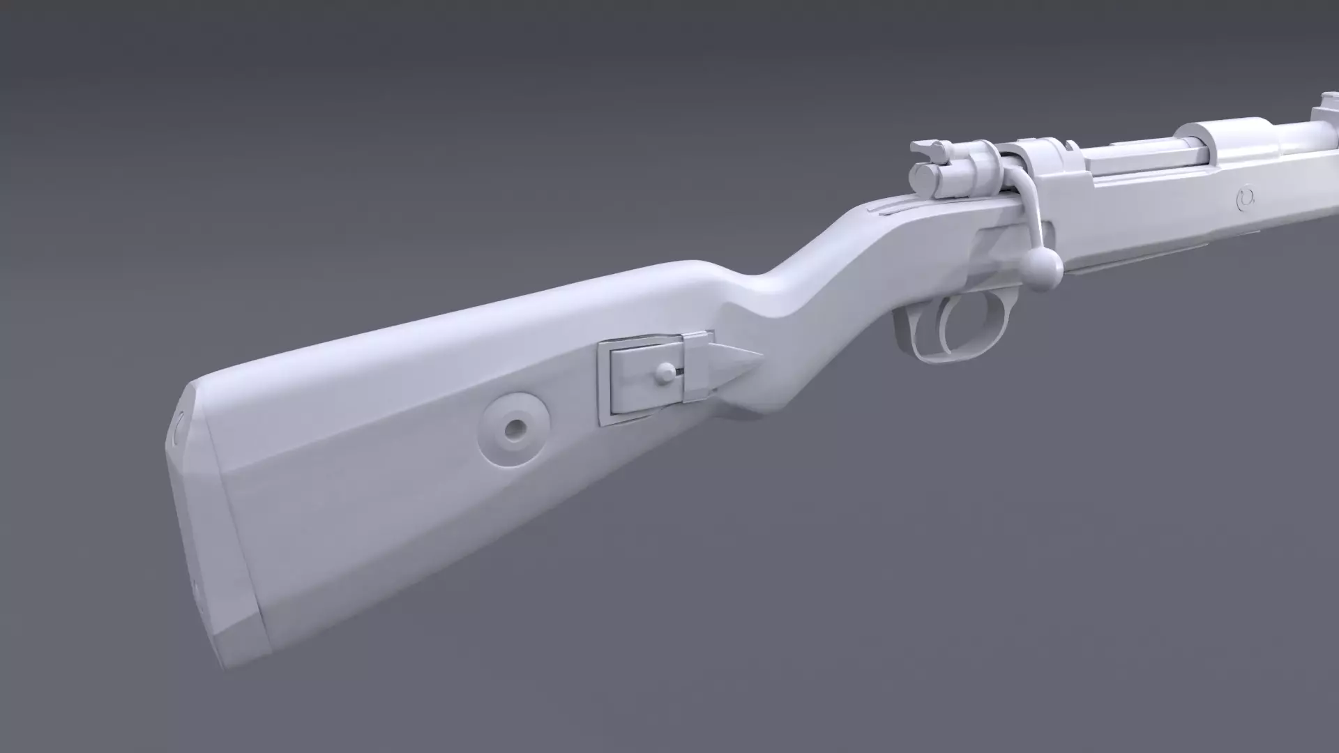ww mauser karbiner 98 Free 3D model