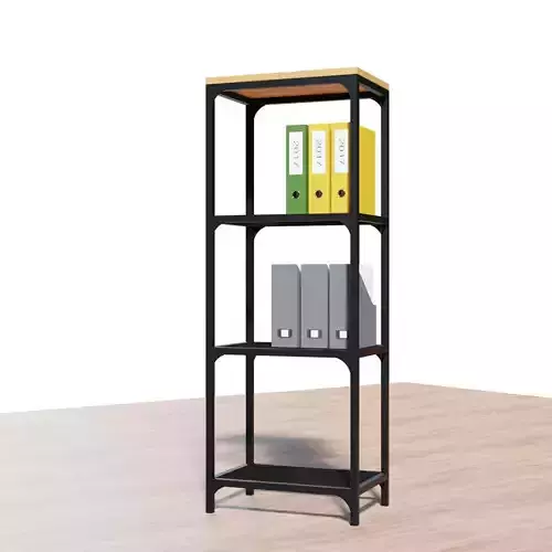 Bookstand tier steel bookcase