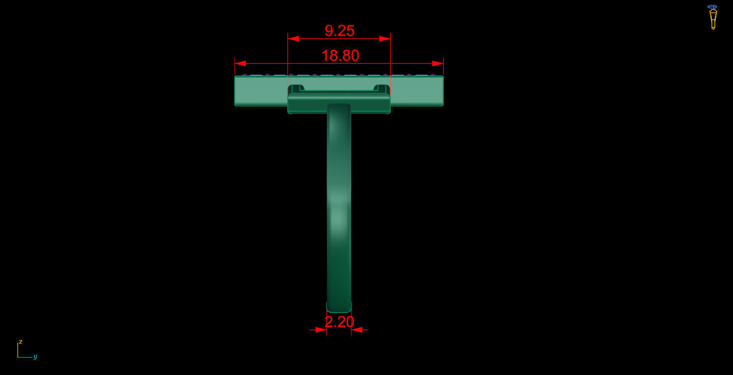 Ring 110 3D print model_6