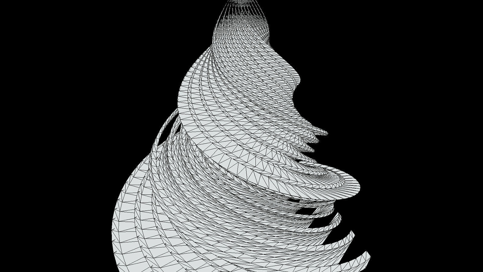 Glass Pyramid 3D model_7