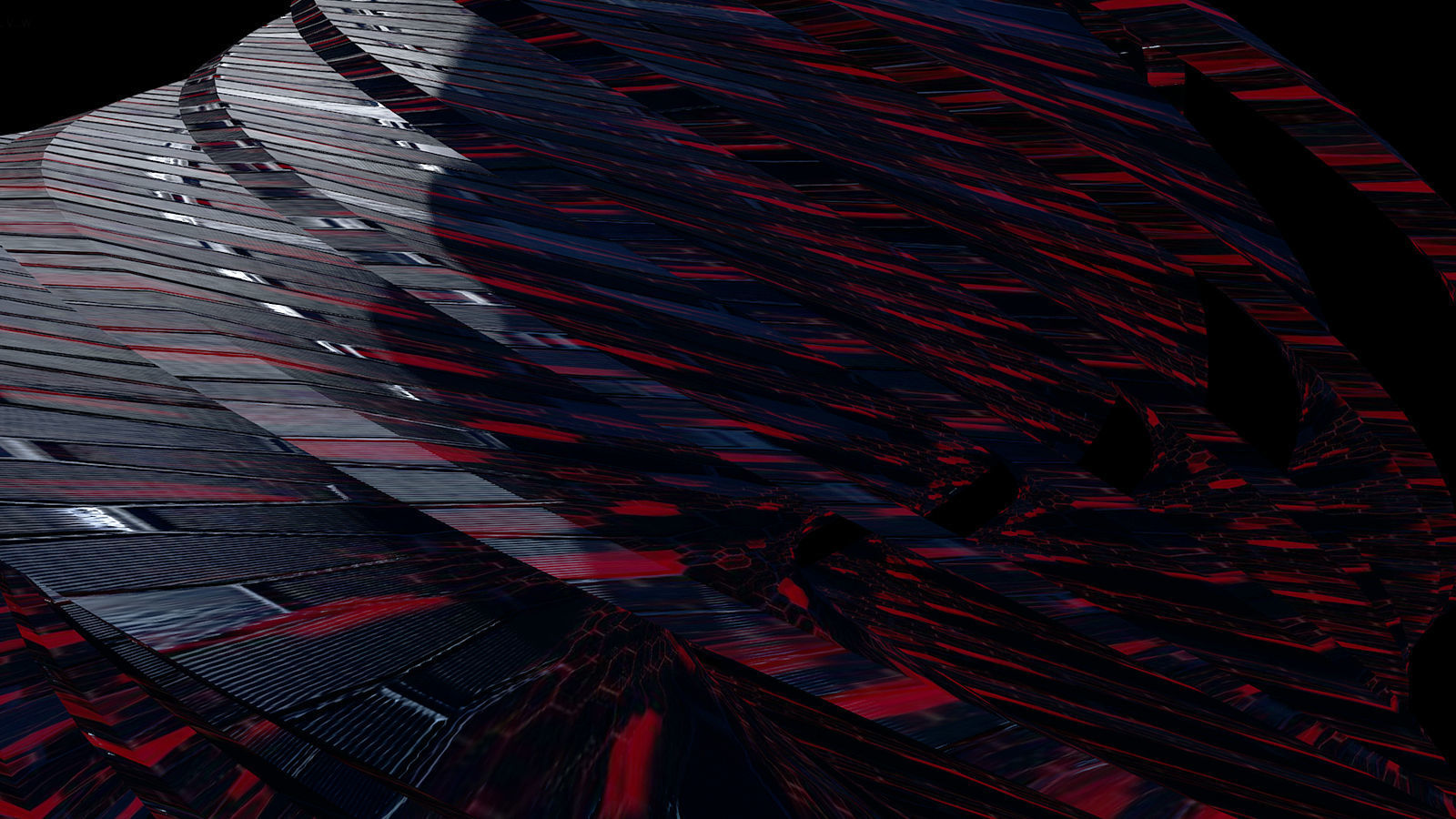 Glass Pyramid 3D model_3