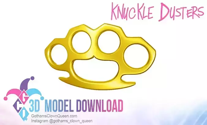 Cosplay Knuckle Dusters Prop Accessory