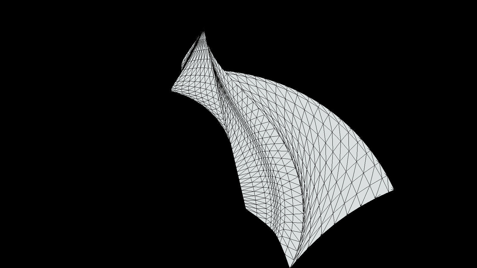 Futuristic Glass Skyscraper 3D model_7