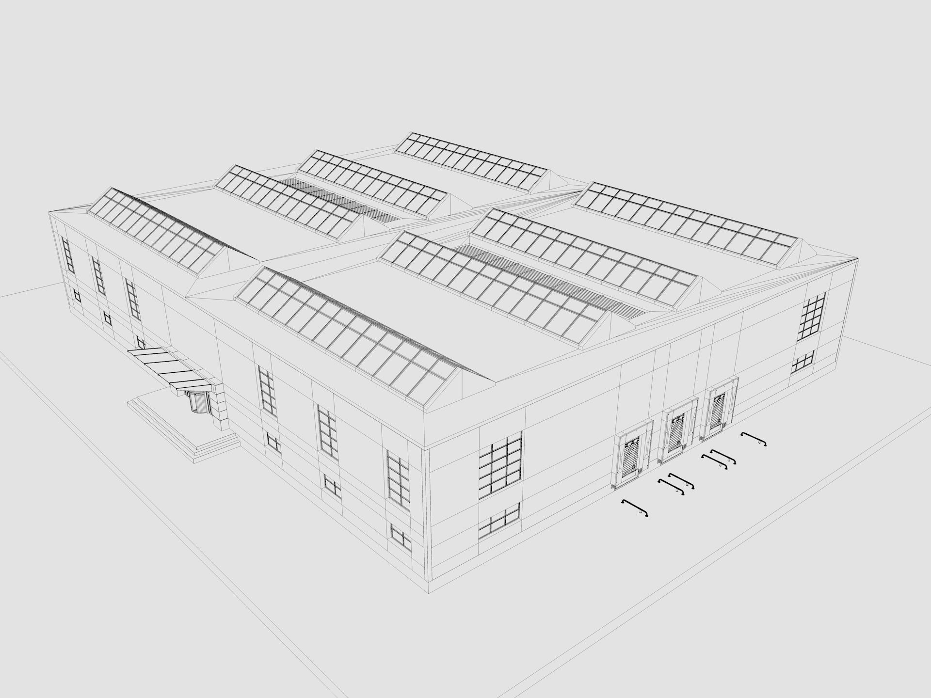 Warehouse interior and exterior 3 3D model_22
