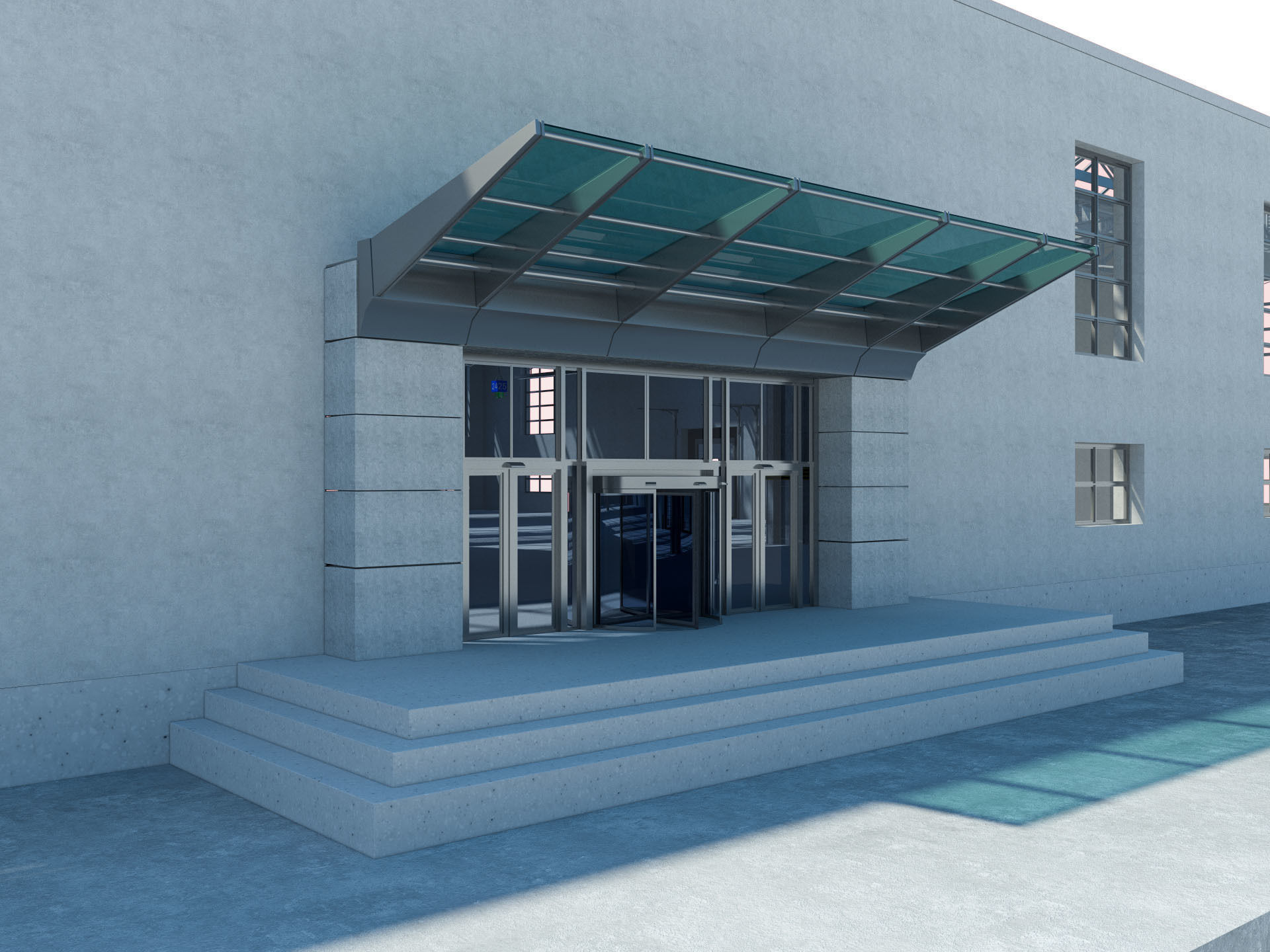 Warehouse interior and exterior 3 3D model_5