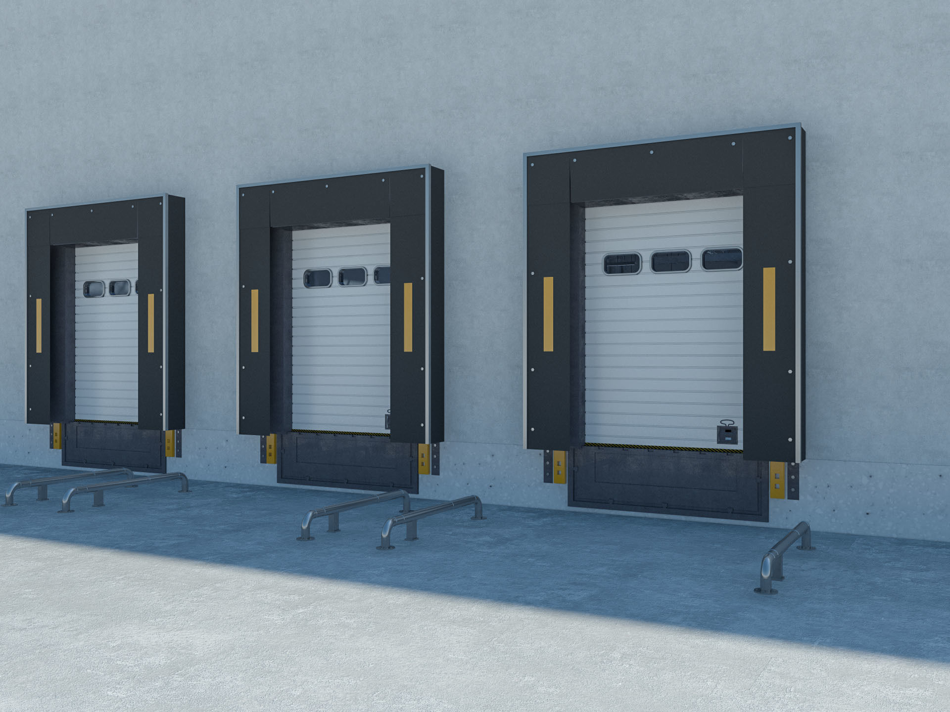 Warehouse interior and exterior 3 3D model_4