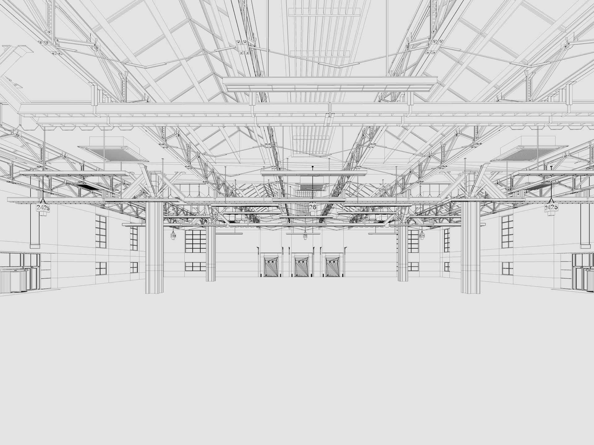 Warehouse interior and exterior 3 3D model_20