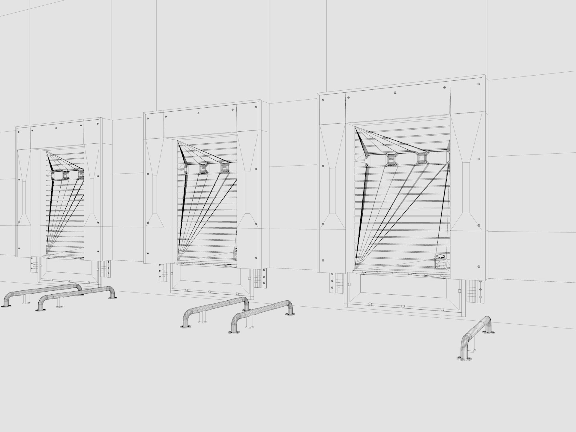 Warehouse interior and exterior 3 3D model_23
