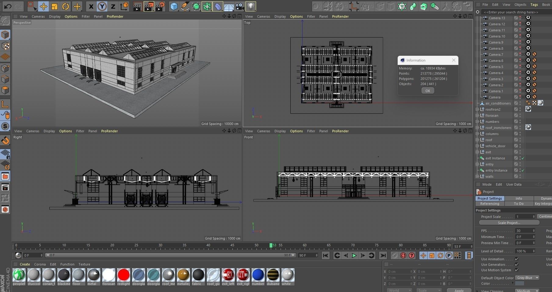 Warehouse interior and exterior 3 3D model_30