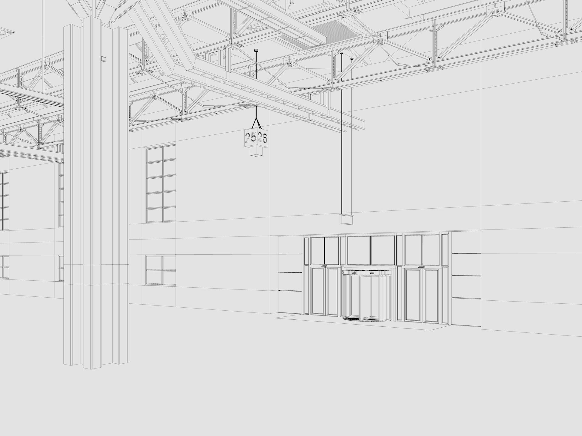 Warehouse interior and exterior 3 3D model_17
