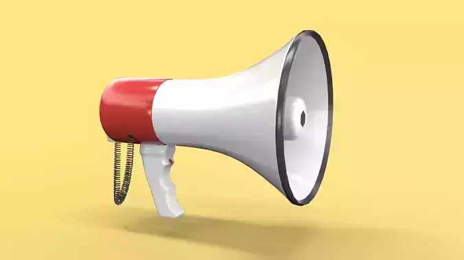 Megaphone 3d model