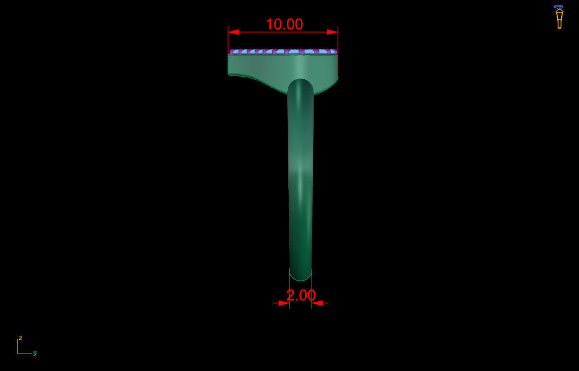 Ring 111 3D print model_7