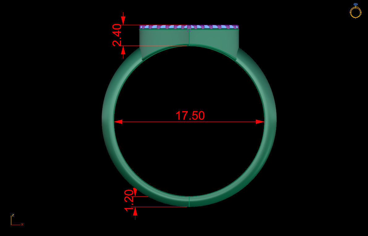 Ring 111 3D print model_9