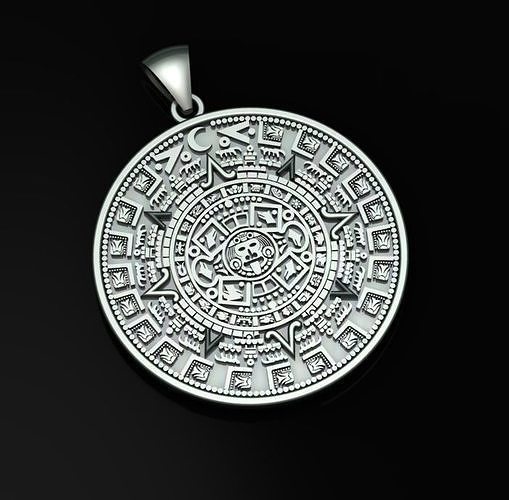 maya calendar necklaces jewelry  3D print model