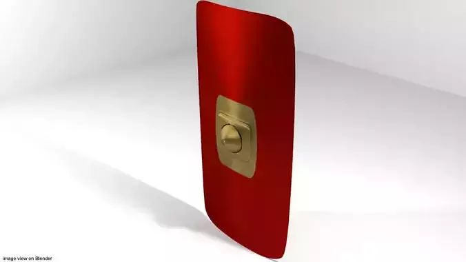 Personal Armor Shield - Roman Shield 3D model