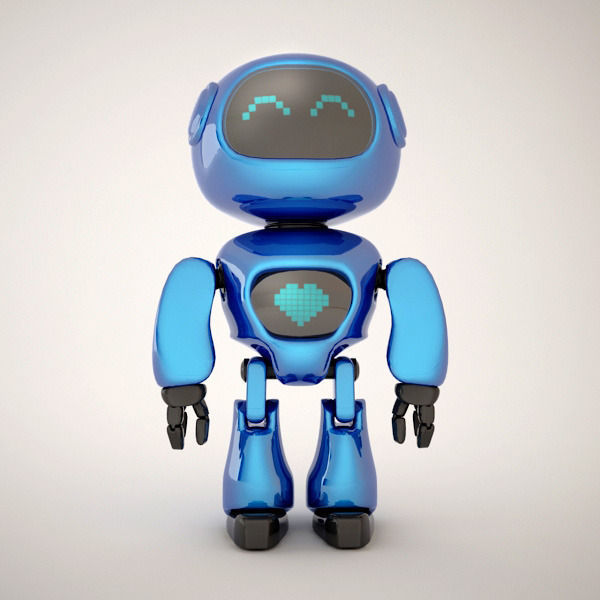 Mini Robot 3D model_2
