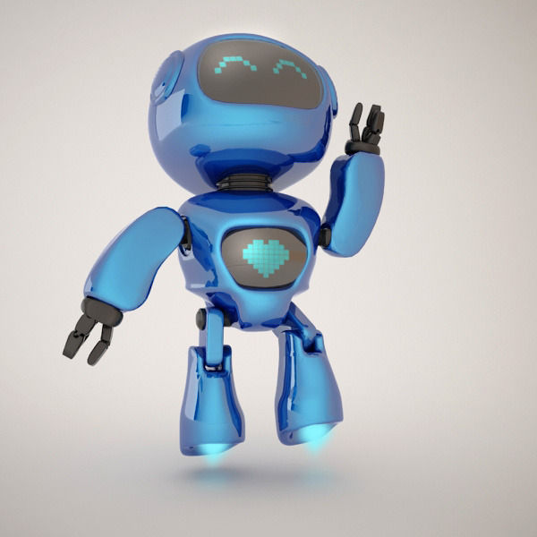 Mini Robot 3D model_4