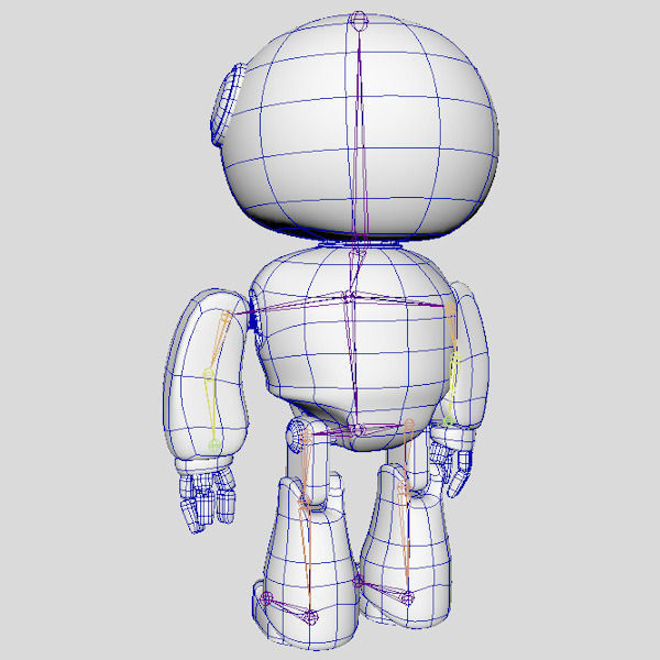 Mini Robot 3D model_7